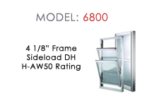 6800 Sideload Double Hung